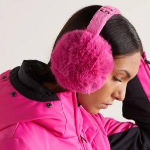 Goldbergh embroidered logo ear warmers